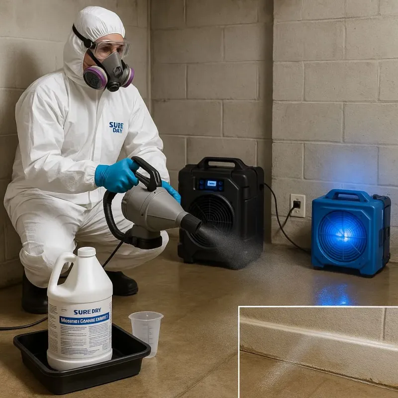 Sanitization and Odor Removal process in Piedmont, OK